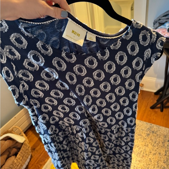 Maeve Anthro chambray Mini Dress - Picture 4 of 4